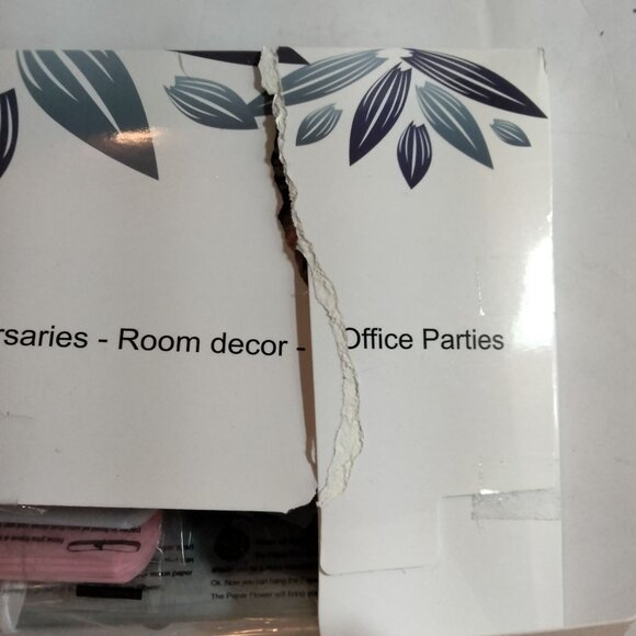 Tassel Garland Kit Pink Gray White Birthdays Weddings Parties - Picture 10 of 10